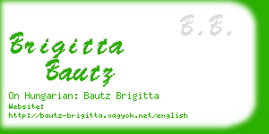 brigitta bautz business card